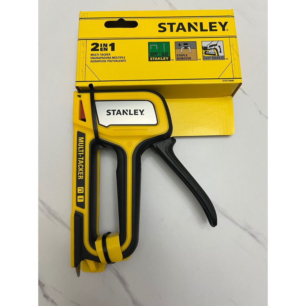 Stanley STHT70440 2-in-1 Multi-Tacker Staple Gun and Brad Nailer